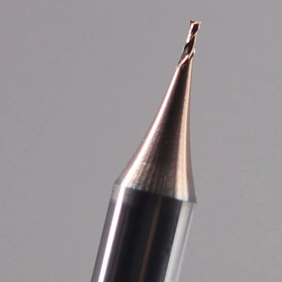 나노 코팅된 텅스텐 카바이드 0.4 Mm 끝 연삭 Hrc65